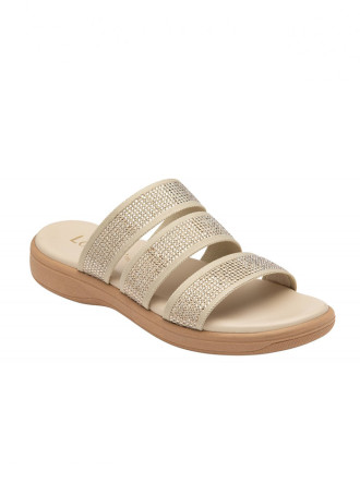 Olga Sandals - Natural/Diamante (Lotus)